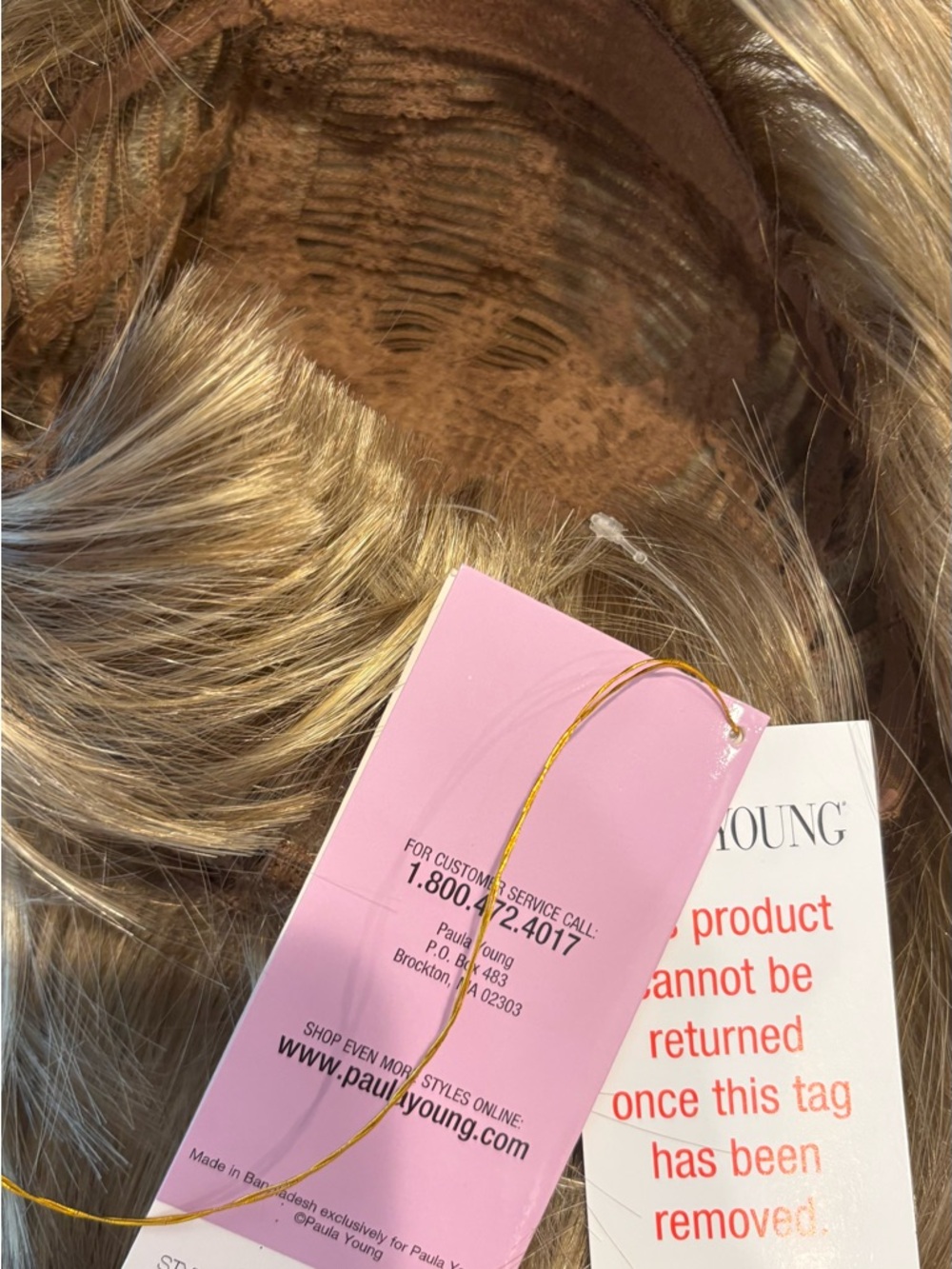 PAULA YOUNG Blunt Cut Bob! AMELIA! NEW. Sun-kissed Blonde! Synthetic! - Picture 6 of 10